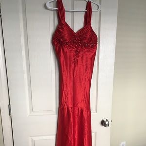 Vintage Red Gown
